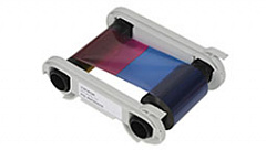 Полноцветная лента  (YMCKOK) для двусторонней печати на 200 оттисков с чистящим роликом в Нальчике